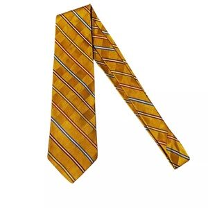 Jos. A. Bank Gold Striped Men's Tie